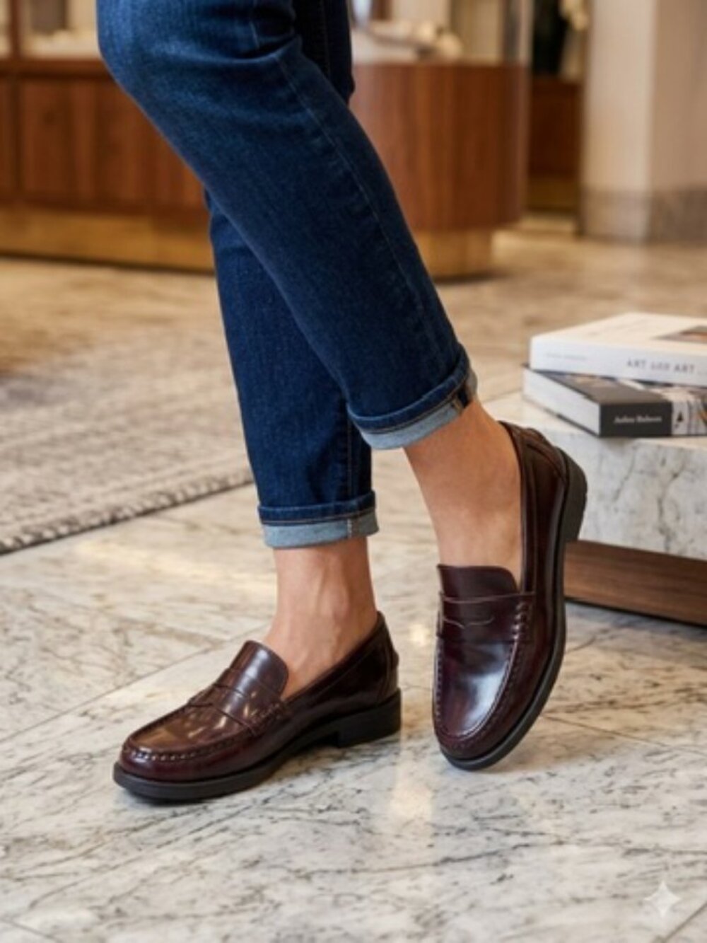 boc Women's Dark Brown Patent Leather Moccasins - Picture 3 of 13